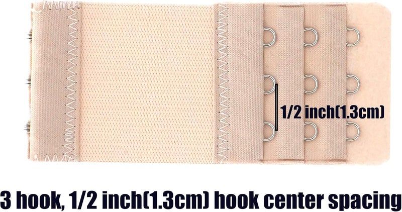 SAMGU Store Bra Extenders 3 Hooks Women's Soft Stretchy Bra Strap Extender Extension - Image 2